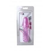 Розовая насадка с нежными шипами - 13,5 см. - Toyfa Basic - в Сызрани купить с доставкой