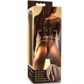 Коричневый мастубратор-вагина Nicole s Kitty - Blush Novelties - в Сызрани купить с доставкой