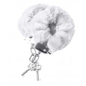 Наручники с белой меховой опушкой - ToyFa - купить с доставкой в Сызрани