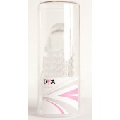 Гелевая прозрачная насадка с 2 отростками - 13 см. - Toyfa Basic - в Сызрани купить с доставкой