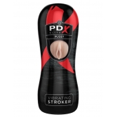 Мастурбатор-вагина Vibrating Pussy Stroker с вибрацией - Pipedream - в Сызрани купить с доставкой