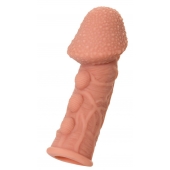 Насадка на фаллос с пузыриками, венками и ребристостью KOKOS Extreme Sleeve 09 - 12,7 см. - KOKOS - в Сызрани купить с доставкой