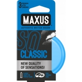 Классические презервативы в железном кейсе MAXUS Classic - 3 шт. - Maxus - купить с доставкой в Сызрани