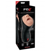 Мастурбатор-ротик Deep Throat Vibrating Stroker - Pipedream - в Сызрани купить с доставкой