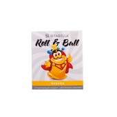 Стимулирующий презерватив-насадка Roll   Ball Banana - Sitabella - купить с доставкой в Сызрани