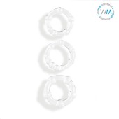 Набор из 3 прозрачных эрекционных колечек - Erowoman-Eroman - в Сызрани купить с доставкой