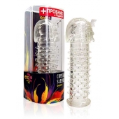 Закрытая прозрачная насадка на пенис Crystal Sleeve Faraon - 13,5 см. - Erowoman-Eroman - в Сызрани купить с доставкой