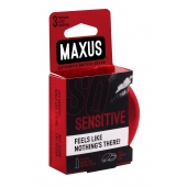 Ультратонкие презервативы в железном кейсе MAXUS Sensitive - 3 шт. - Maxus - купить с доставкой в Сызрани