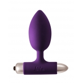 Фиолетовая анальная вибропробка New Edition Perfection - 11,1 см. - Lola Games