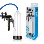 Прозрачная вакуумная помпа Sex Expert с насосом - Sex Expert - в Сызрани купить с доставкой