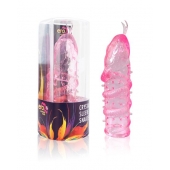 Закрытая рельефная насадка Crystal sleeve snakes в виде змеи с усиками - 14 см. - Erowoman-Eroman - в Сызрани купить с доставкой
