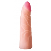 Фаллическая насадка на трусики харнесс - 17,5 см. - LOVETOY (А-Полимер) - купить с доставкой в Сызрани