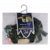 Черный пояс-трусики с двумя насадками Soft-Dolli - 16,5 и 10,5 см. - LOVETOY (А-Полимер) - купить с доставкой в Сызрани