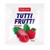 Пробник гель-смазки Tutti-frutti с малиновым вкусом - 4 гр. - Биоритм - купить с доставкой в Сызрани