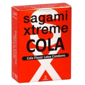 Ароматизированные презервативы Sagami Xtreme COLA - 3 шт. - Sagami - купить с доставкой в Сызрани