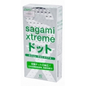 Презервативы Sagami Xtreme Type-E с точками - 10 шт. - Sagami - купить с доставкой в Сызрани