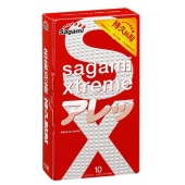 Утолщенные презервативы Sagami Xtreme Feel Long с точками - 10 шт. - Sagami - купить с доставкой в Сызрани