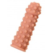 Телесная реалистичная насадка KOKOS Extreme Sleeve 02 с дополнительной стимуляцией - 12,7 см. - KOKOS - в Сызрани купить с доставкой