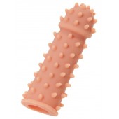 Телесная реалистичная насадка KOKOS Extreme Sleeve 03 с дополнительной стимуляцией - 12,7 см. - KOKOS - в Сызрани купить с доставкой