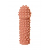 Телесная реалистичная насадка KOKOS Extreme Sleeve 10 с дополнительной стимуляцией - 14,7 см. - KOKOS - в Сызрани купить с доставкой