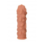 Телесная реалистичная насадка KOKOS Extreme Sleeve 11 с дополнительной стимуляцией - 12,7 см. - KOKOS - в Сызрани купить с доставкой