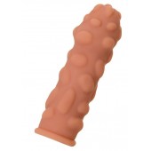 Телесная реалистичная насадка KOKOS Extreme Sleeve 11 с дополнительной стимуляцией - 12,7 см. - KOKOS - в Сызрани купить с доставкой