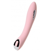 Розовый силиконовый вибратор с электростимуляцией TESLA G-POINT - 21 см. - ToyFa - купить с доставкой в Сызрани