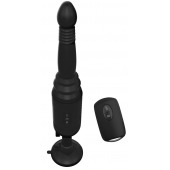 Черный вибромассажер с функцией поступательных движений Ass Thruster - Pipedream - купить с доставкой в Сызрани