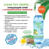 Очищающий спрей для игрушек CLEAR TOY Tropic - 100 мл. - Биоритм - купить с доставкой в Сызрани