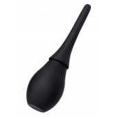 Черный силиконовый анальный душ A-toys с гладким наконечником - A-toys - купить с доставкой в Сызрани