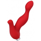 Красный силиконовый вибростимулятор простаты Proman - 12,5 см. - ToyFa - в Сызрани купить с доставкой