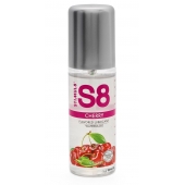 Смазка на водной основе S8 Flavored Lube со вкусом вишни - 125 мл. - Stimul8 - купить с доставкой в Сызрани