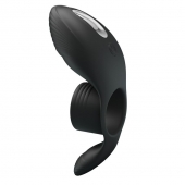 Черное кольцо на пенис с вибрацией Vibration Penis Sleeve - Baile - в Сызрани купить с доставкой