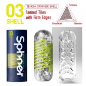 Мастурбатор SPINNER Shell - Tenga - в Сызрани купить с доставкой