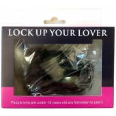 Черные меховые наручники Love с ключиками - Baile - купить с доставкой в Сызрани