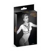 Черная упряжь на грудь Laura - Bijoux Pour Toi - купить с доставкой в Сызрани