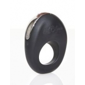 Черное эрекционное виброкольцо ATOM - Hot Octopuss - в Сызрани купить с доставкой