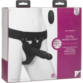 Черный полый вибрострапон Body Extensions BE Aroused - 17,78 см. - Doc Johnson - купить с доставкой в Сызрани