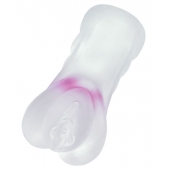 Прозрачный реалистичный мастурбатор Juicy Pussy Crystal Rose - ToyFa - в Сызрани купить с доставкой