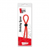 Красное эрекционное лассо с одной бусинкой-утяжкой STRETCHY THICK LASSO - Dream Toys - в Сызрани купить с доставкой