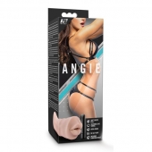 Телесный мастурбатор-ротик Angie - Blush Novelties - в Сызрани купить с доставкой