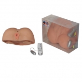 Вагина из киберкожи с присосками и вибрацией - LOVETOY (А-Полимер) - в Сызрани купить с доставкой