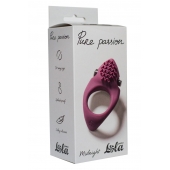 Бордовое эрекционное виброкольцо Pure Passion Midnight - Lola Games - в Сызрани купить с доставкой
