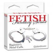 Металлические наручники Beginner s Metal Cuffs - Pipedream - купить с доставкой в Сызрани