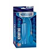 Синяя вакуумная помпа MENZSTUFF PENIS ENLARGER - Dream Toys - в Сызрани купить с доставкой