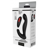 Черный вибромассажер простаты SWIRLING P-PLEASER - Dream Toys - в Сызрани купить с доставкой