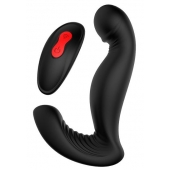 Черный вибромассажер простаты SWIRLING P-PLEASER - Dream Toys - в Сызрани купить с доставкой