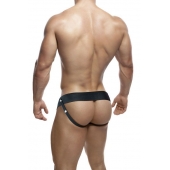 Черный мужской страпон DR. SKIN 6INCH HOLLOW STRAP ON - 16 см. - Blush Novelties - купить с доставкой в Сызрани