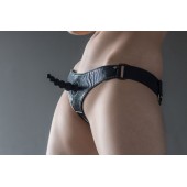 Черные трусики Better с анальной насадкой - 8 см. - Lola Games - купить с доставкой в Сызрани