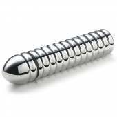 Рельефный фаллос для интенсивного электросекса Groovey George - 20 см. - MyStim - купить с доставкой в Сызрани